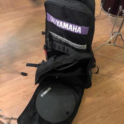 Yamaha snare and drum with stand s in bag 