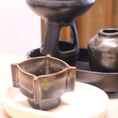 Lot 6 Made in Japan Pottery / Ikebana Vases