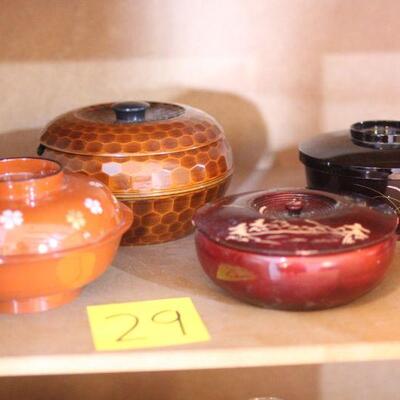 Lot 29 Vintage Rice Bowls