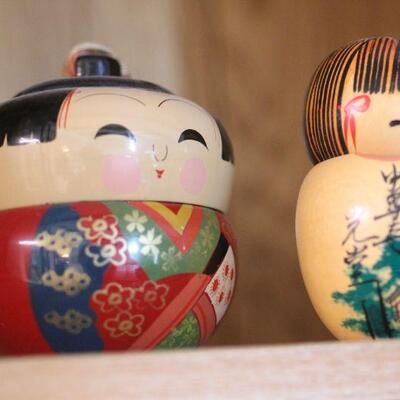 Lot 36 Wood Made in Japan Collectible Figurines