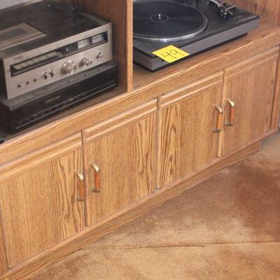 Lot 47 Entertainment Center w/ Storage 4'x3'11"x1'3"