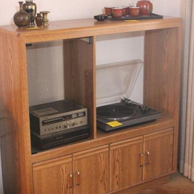 Lot 47 Entertainment Center w/ Storage 4'x3'11"x1'3"