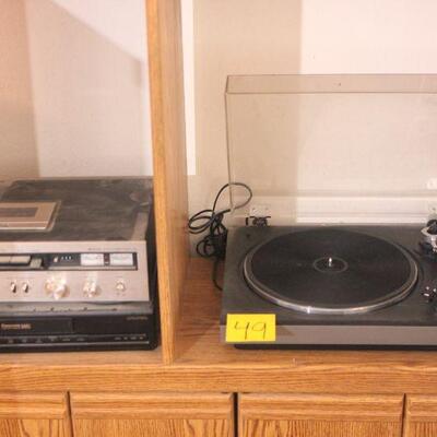 Lot 49 JVC Turntable, Technics Cassette Player & More