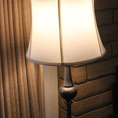Lot 51 Floor Lamp w/ White Shade 5'T
