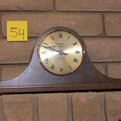 Lot 54 Hamilton Greenfield Manor Mantle Clock 9"x1'8.5"