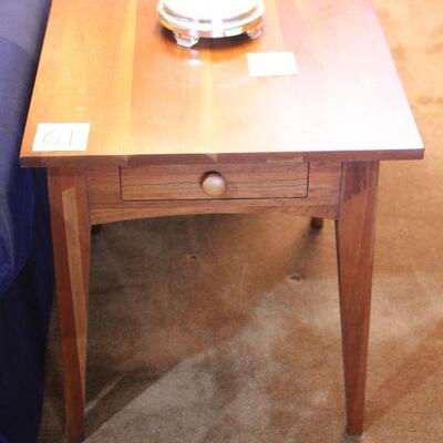 Lot 61 Ethan Allen Side Table 2'1"x1'11"