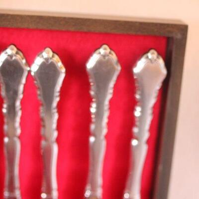 Lot 74 Community Stainless Oneida Flatware in Case 59pcs