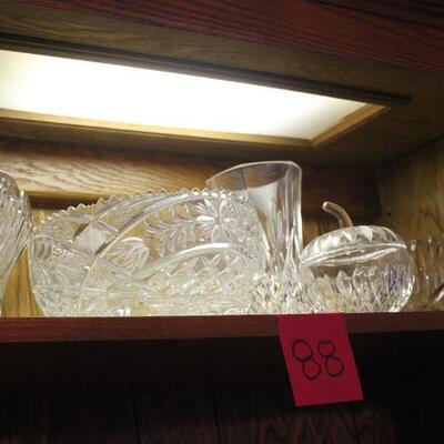 Lot 88 Lead Crystal Vases, Serving Bowls & More