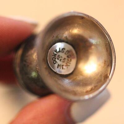 Lot 92 Mini Sterling Silver Bowl w/ Spoon & Shaker