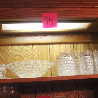 Lot 94 Vintage Glassware