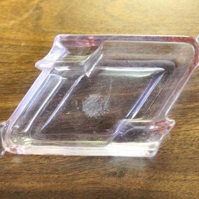 Lot 104 Purple Glass Art Deco Style Ashtray
