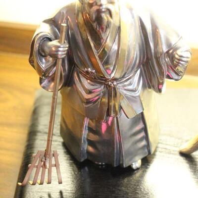 Lot 107 Two Metal Japanese Figurines