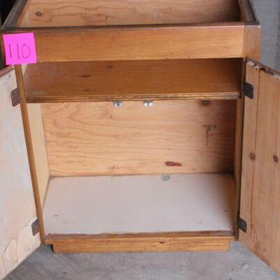 Lot 110 Pine Built-In Cabinet 2'6"x2'2"