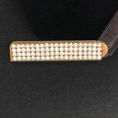 Lot 30 - Crystal Embellished Folding Comb