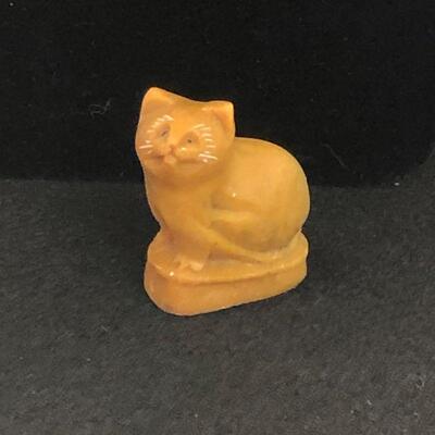 Lot 42 - Stone Carved Cat Fetish