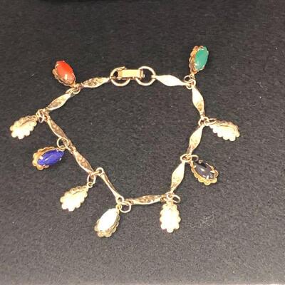 Lot 49 - Multi-Color Stone Bracelet