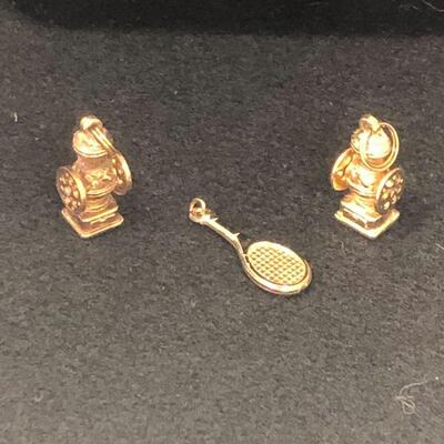Lot 55 - Gold Tone Charms Avon