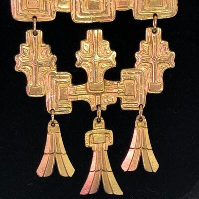 Lot 56 - Very Large Gold Tone Pegasus Necklace