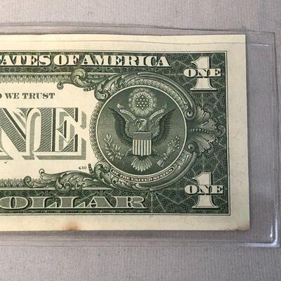 Lot 62 - 1957 B Blue Seal $1 Silver Certificate (Relisting)