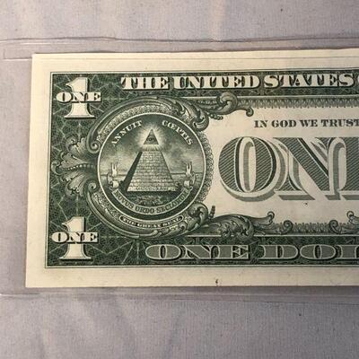 Lot 62 - 1957 B Blue Seal $1 Silver Certificate (Relisting)