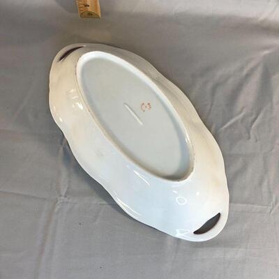 Lot 65 - Germany Handled Oval Serving Bowl