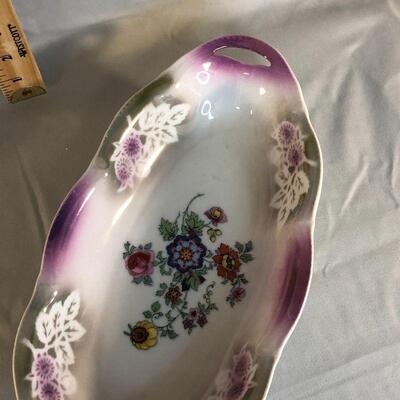 Lot 65 - Germany Handled Oval Serving Bowl