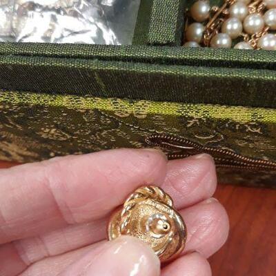 Vintage Jewelry Box & Jewelry 