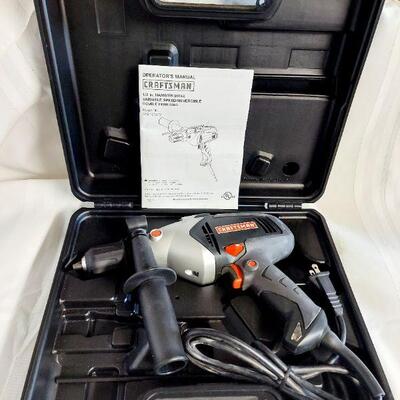 CRAFTSMAN 1/2 IN HAMMER DRILL DOUBLE INSULATED 
