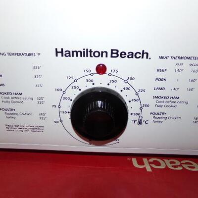 LOT 127  HAMILTON BEACH ROASTER OVEN & ELECTRIC BURNER