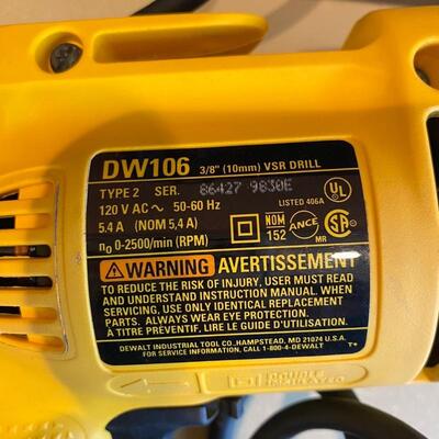 DeWalt DW106 Electric Drill