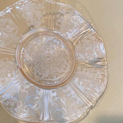 3 PIeces of Misc Depression Glass Plates 