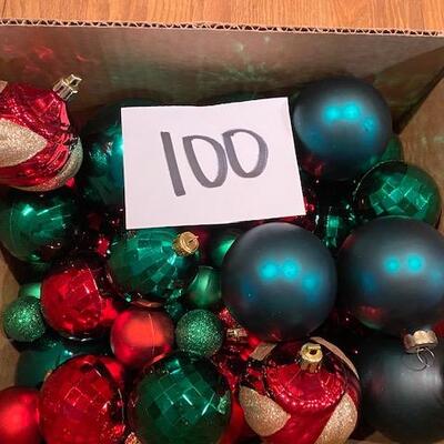 Red and Green Ornaments