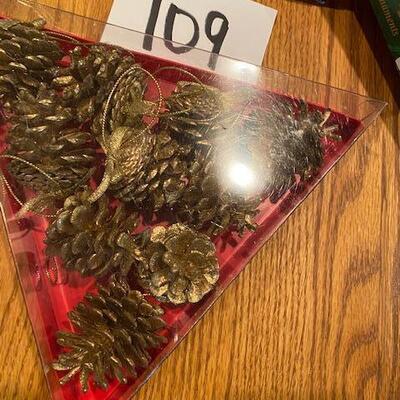 Lot of boxed Christmas ornaments