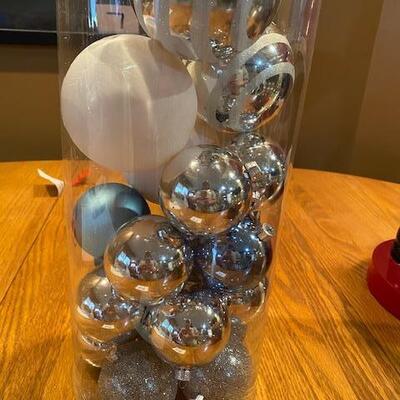 Lot of boxed Christmas ornaments