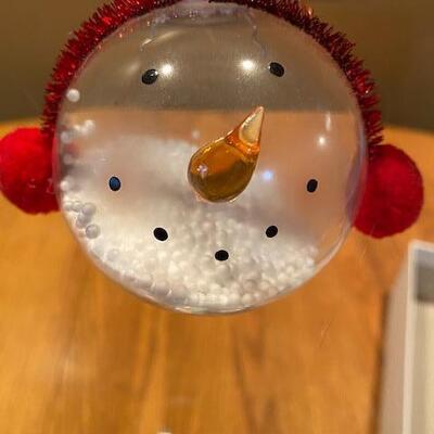 4 Snowman Ornaments