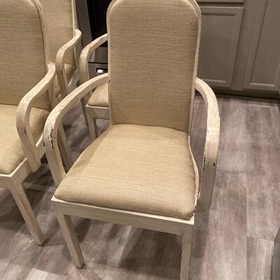 4 Matching Shabby Dining Chairs - Excellent Condition 