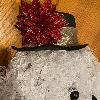 Snowman Wreath
