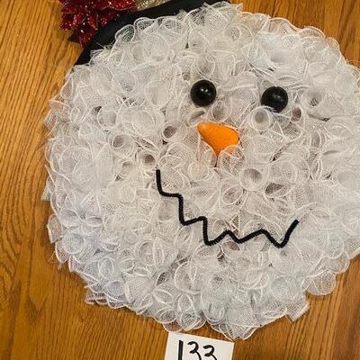 Snowman Wreath