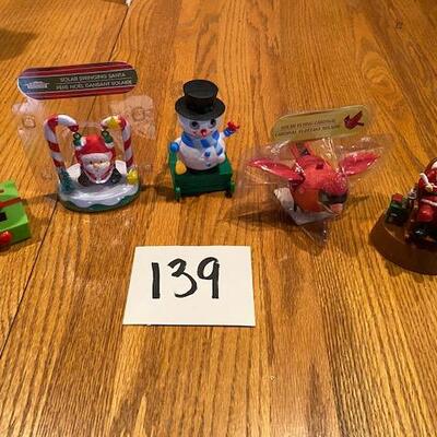Lot of 5 solar powered figures