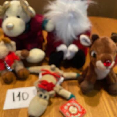 Lot of Christmas Plush