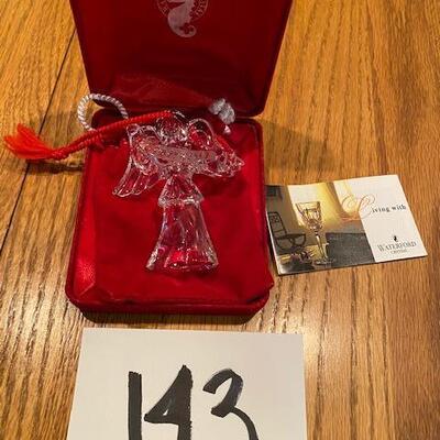 Waterford Crystal Angel Ornament