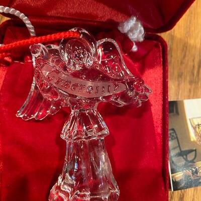 Waterford Crystal Angel Ornament