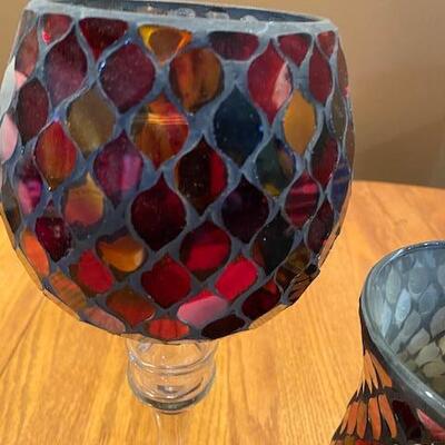 Lot of Red Glass  Decor