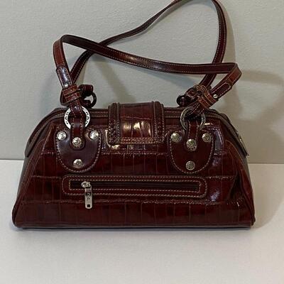 MC Genuine Leather Burgundy Purse - New With Tags 