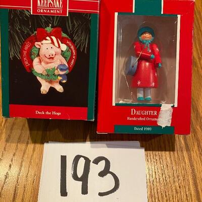 Hallmark keepsake ornament 
