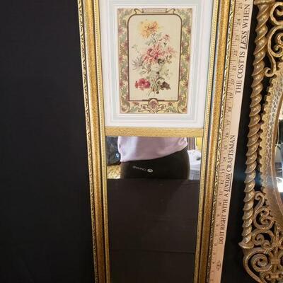 Gold Framed Mirror Decor