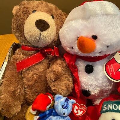 Lot of Christmas Plush