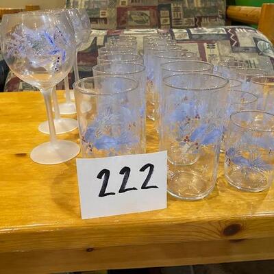 Pfaltzgraff Winter Frost Glasses