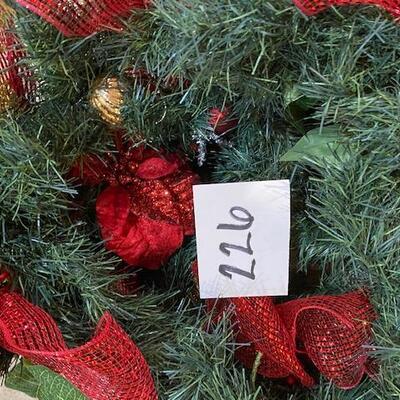 Wreath and matching spray