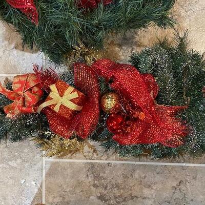 Wreath and matching spray